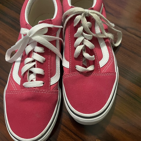 Girls magenta vans lightly used - Picture 1 of 4
